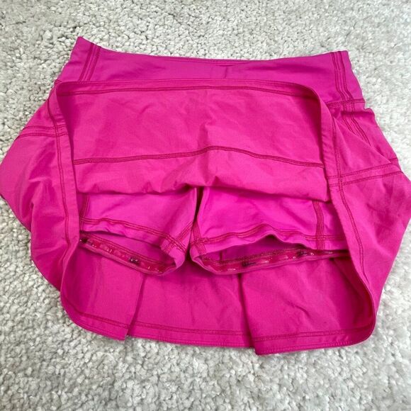 Lululemon Pace Rival Skort Skirt Sonic Pink 6 - Picture 5 of 10
